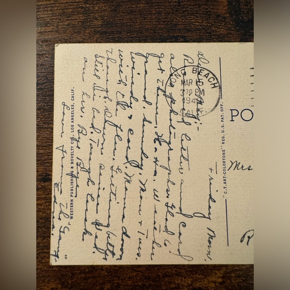 Vintage Joshua Palm on the Desert, California Postcard - Picture 5 of 6